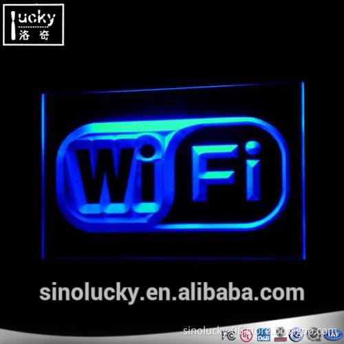 Acrylic LED signs for WIFI